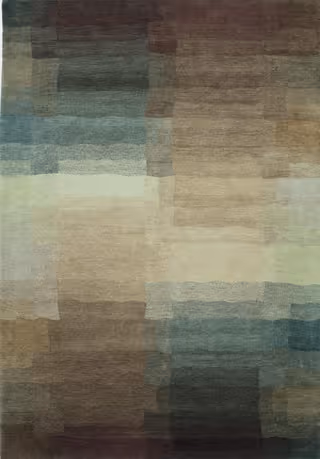 Tibet Rug Company Reflections Plum Green Hand Knotted Tibetan Wool Rug Product Image