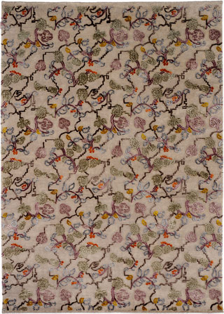 Warli Rugs Beige Hilo Wool Rug 2 Product Image