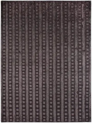 Warli Rugs Brown Designer Silk Rug 2