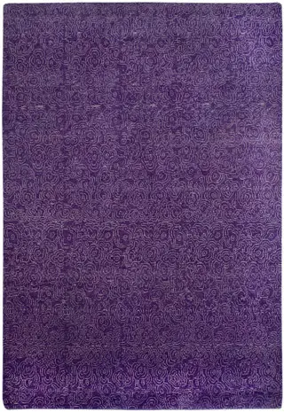 Warli Rugs Purple Designer Rug