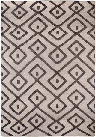 Warli Rugs Beige Designer Silk Rug 3 Product Image