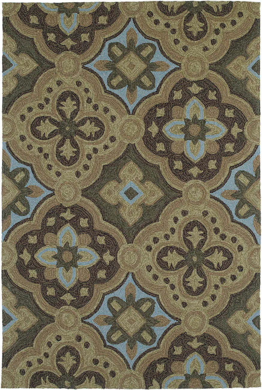 Modern Loom Habitat Chocolate Outdoor Transitional Rug