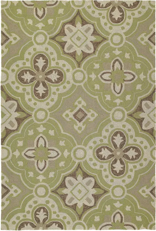 Modern Loom Habitat Wasabi Green Outdoor Transitional Rug