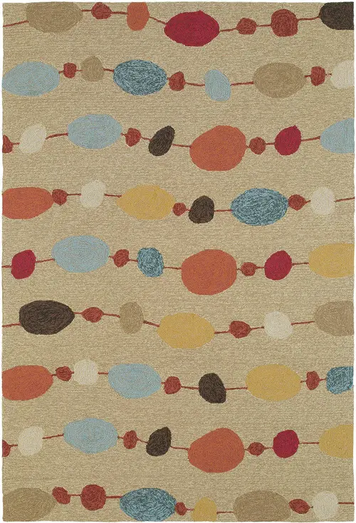 Modern Loom Habitat Khaki Outdoor Modern Rug