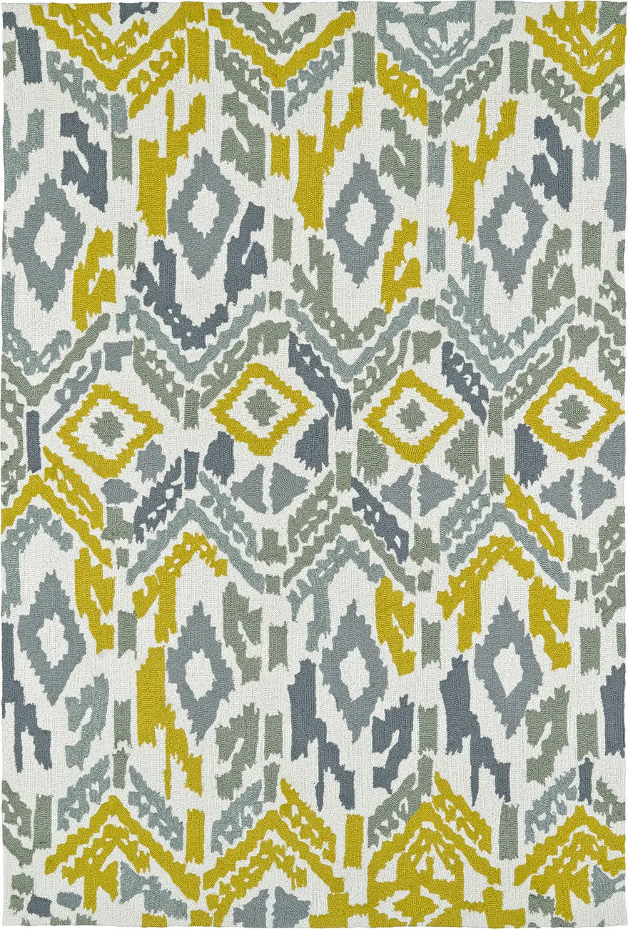 Modern Loom Habitat Ivory Outdoor Modern Rug