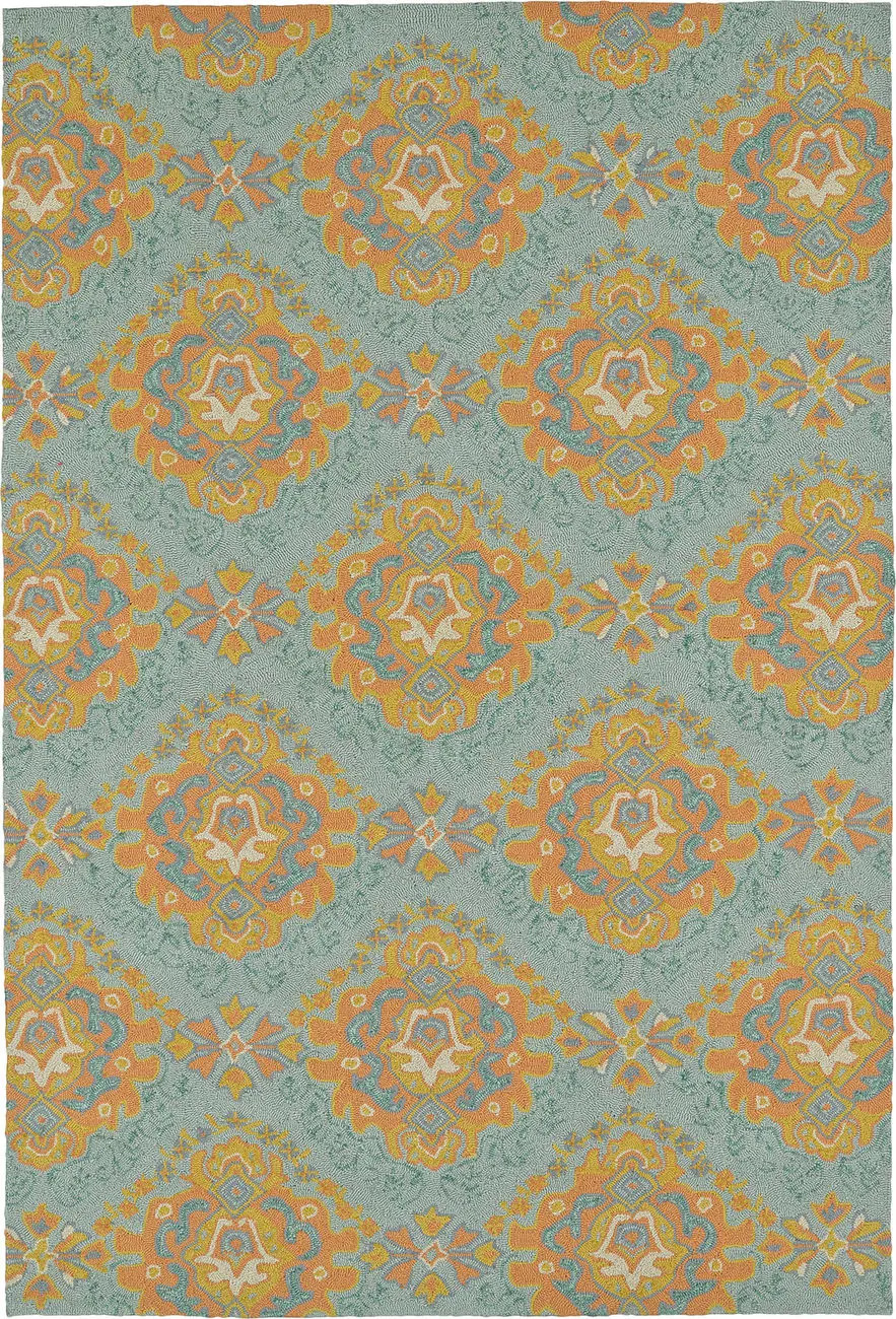 Modern Loom Habitat Pewter Outdoor Patterned Modern Rug