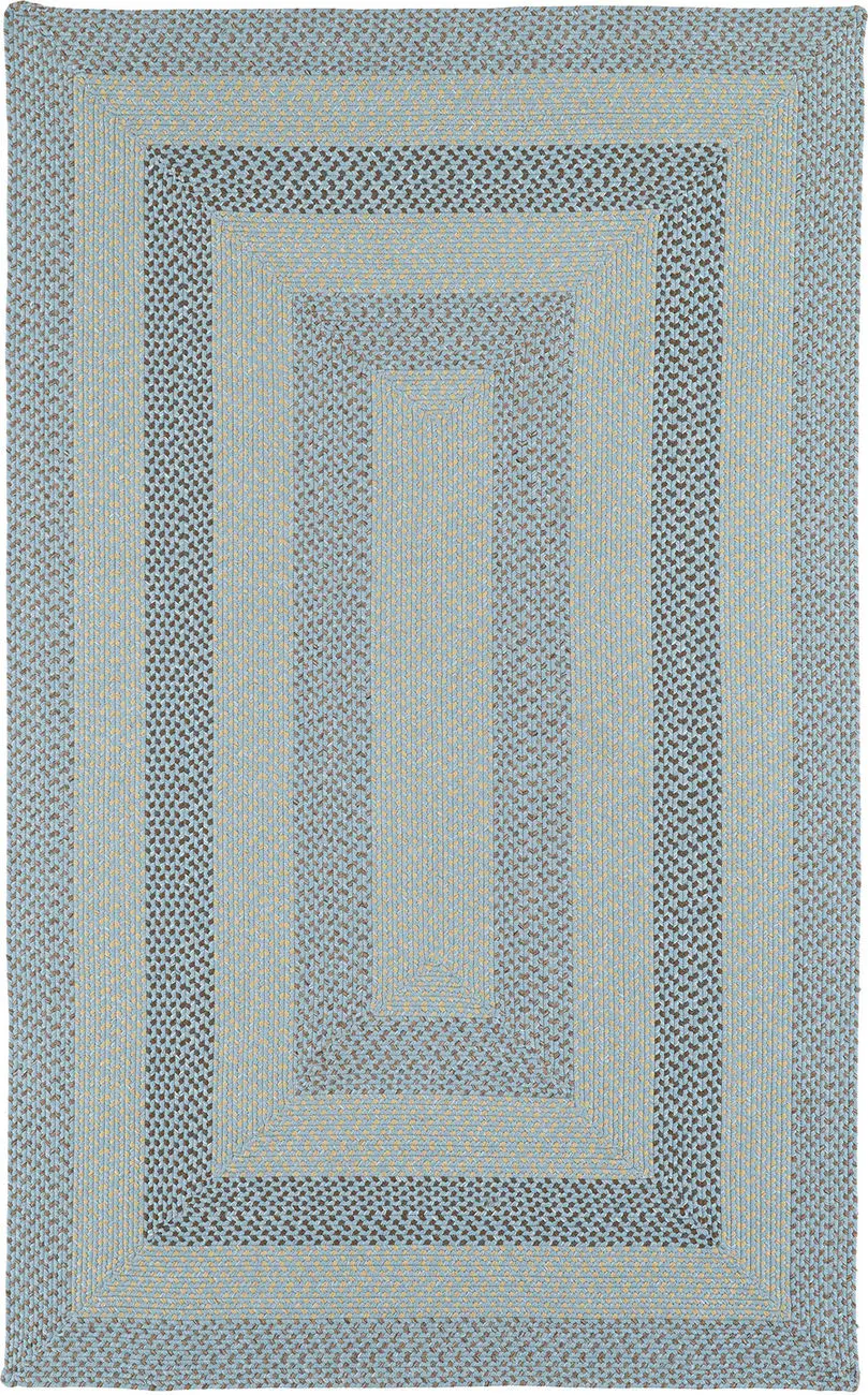 Modern Loom Bimini Light Blue Outdoor Rug