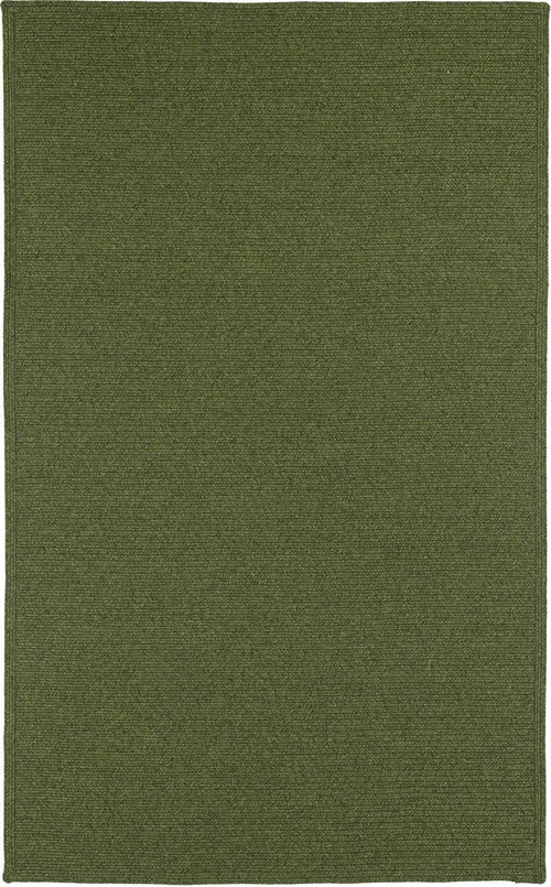 Modern Loom Bikini Green Outdoor Solid Modern Rug