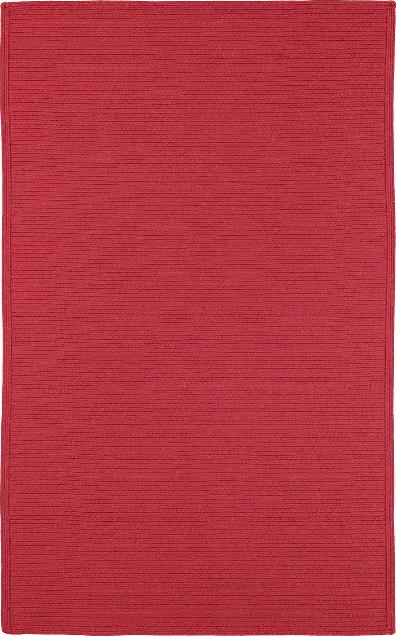 Modern Loom Bikini Watermelon Outdoor Solid Modern Rug