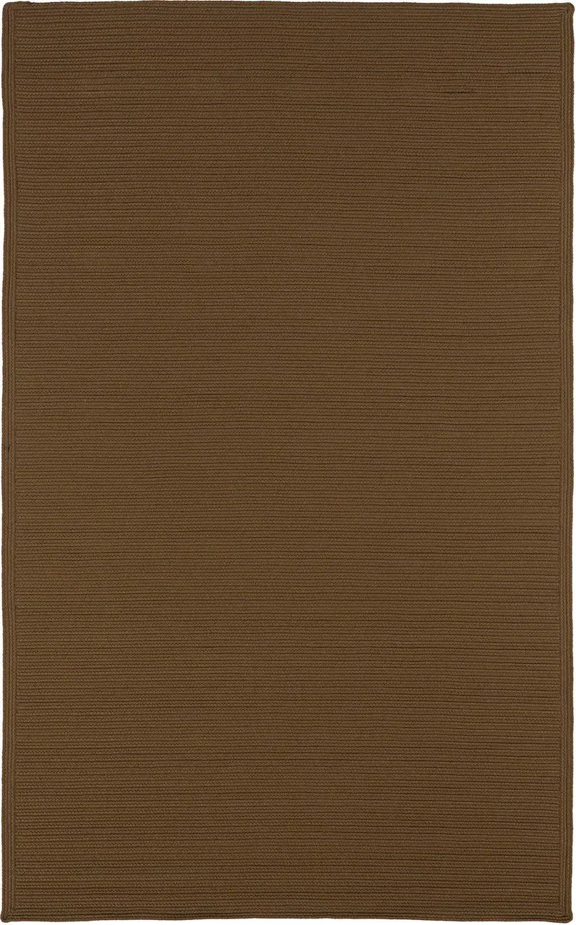 Modern Loom Bikini Chocolate Outdoor Solid Modern Rug