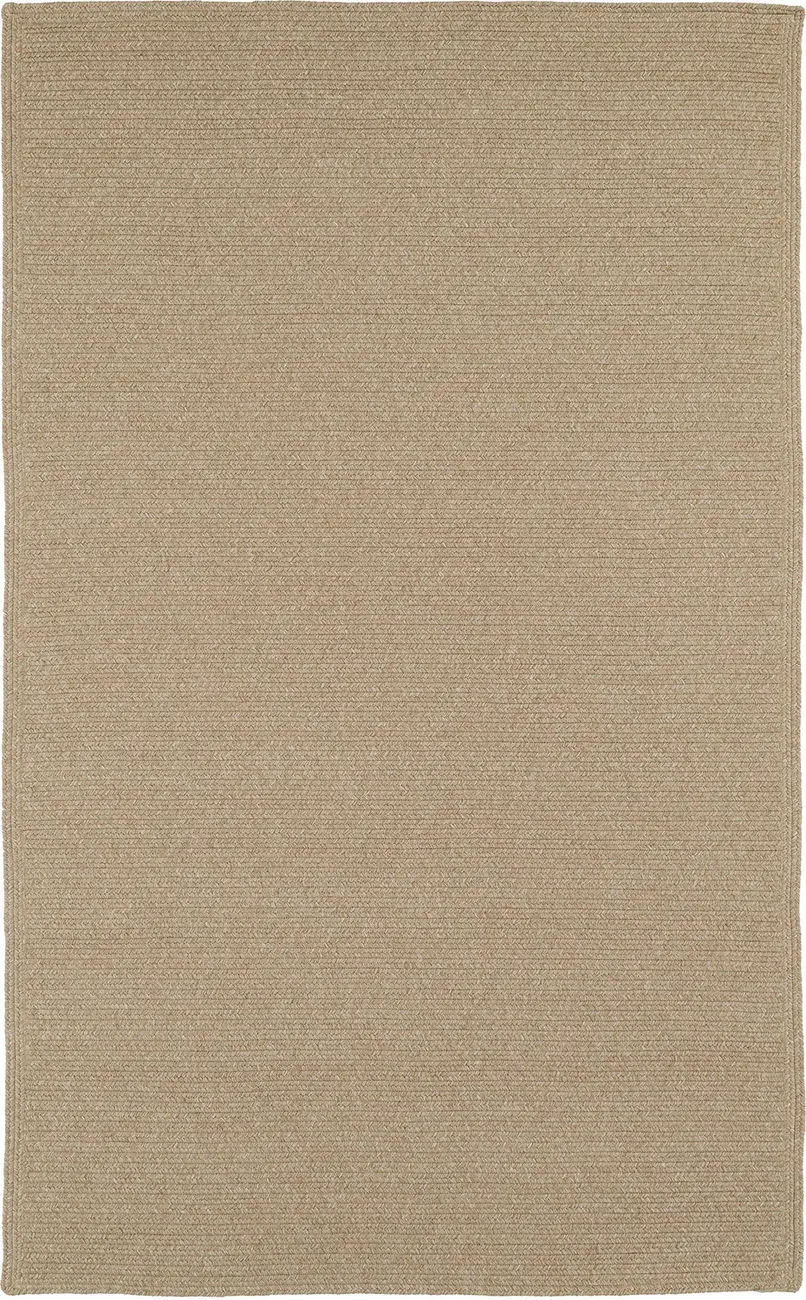 Modern Loom Bikini Light Brown Outdoor Solid Modern Rug