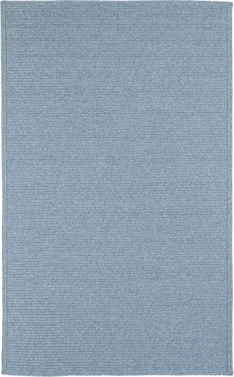 Modern Loom Bikini Light Blue Outdoor Solid Modern Rug