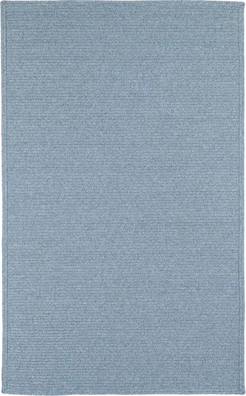 Modern Loom Bikini Light Blue Outdoor Solid Modern Rug