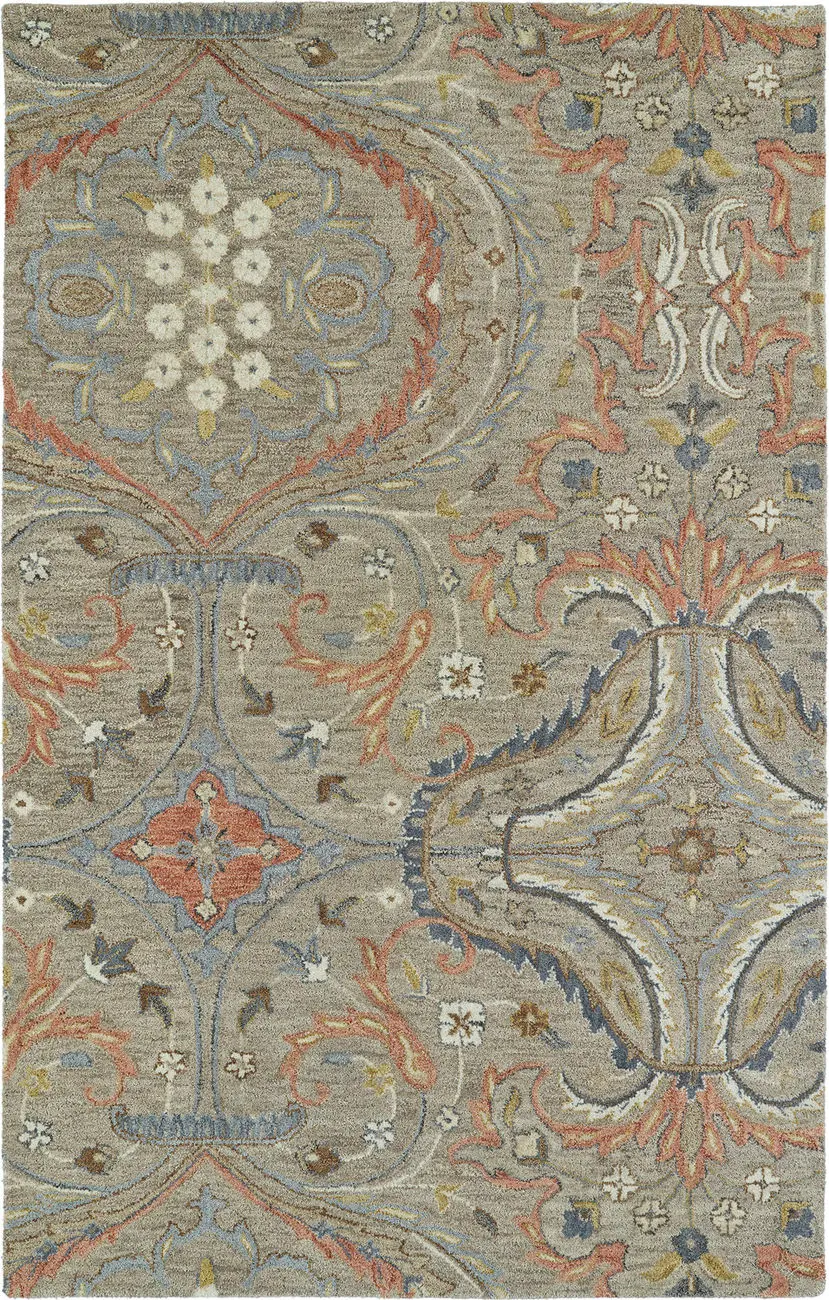 Modern Loom Helena Hand Tufted Taupe Transitional Rug