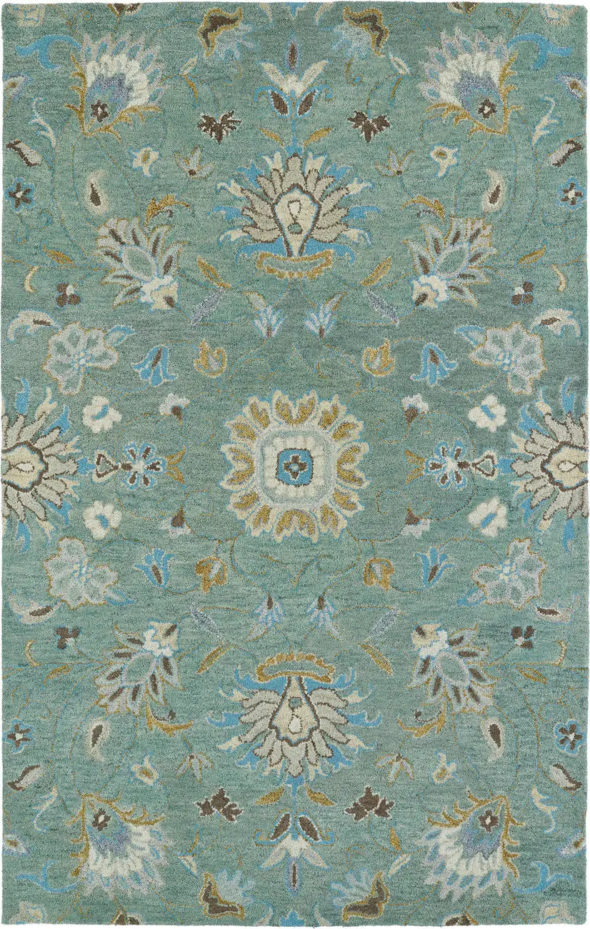 Modern Loom Helena Hand Tufted Mint Transitional Rug