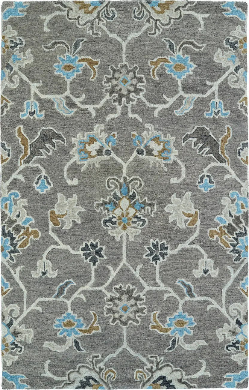 Modern Loom Helena Hand Tufted Grey Transitional Rug 4