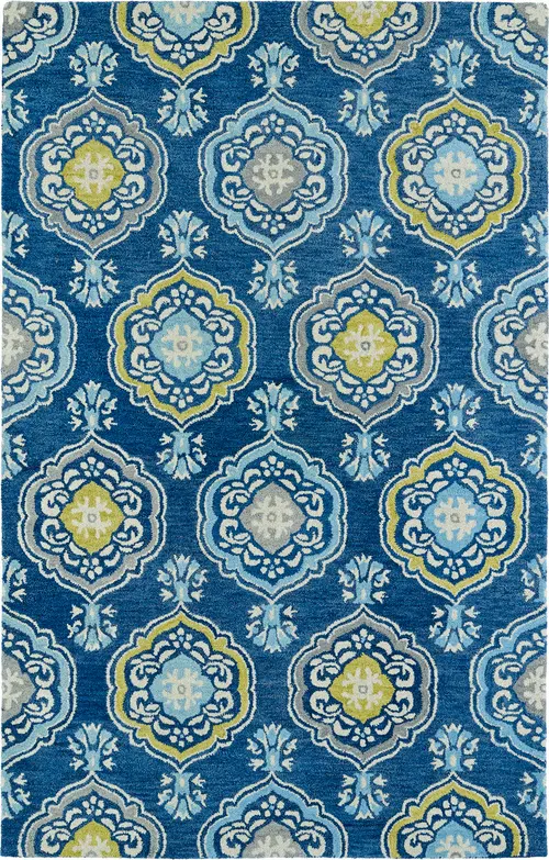 Modern Loom Helena Hand Tufted Navy Transitional Rug