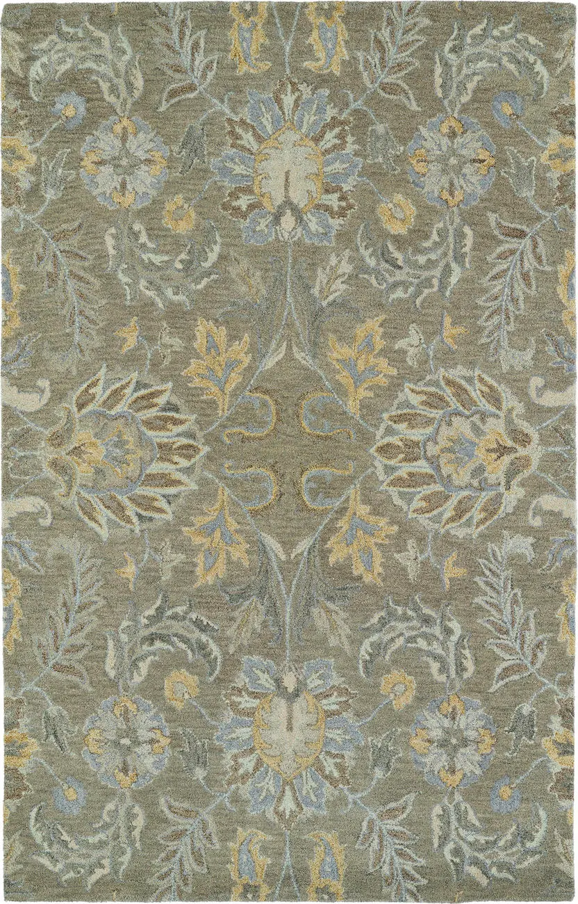 Modern Loom Helena Hand Tufted Sage Green Transitional Rug 2