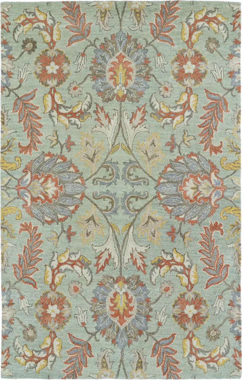 Modern Loom Helena Hand Tufted Mint Transitional Rug 2