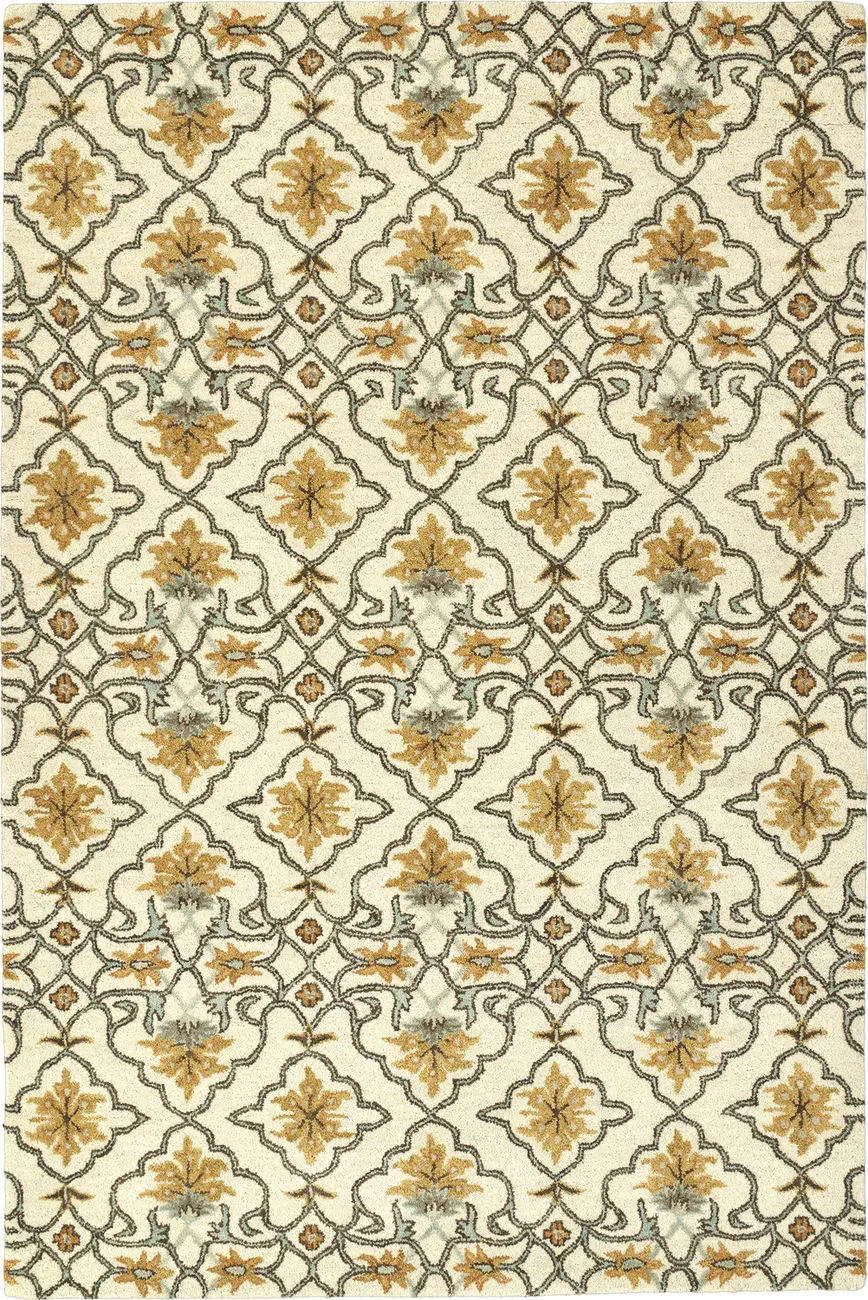 Modern Loom Helena Hand Tufted Beige Transitional Rug 2