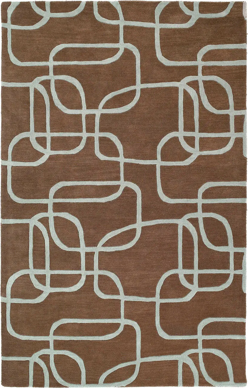 Modern Loom Astronomy Hand Tufted Brown Modern Rug