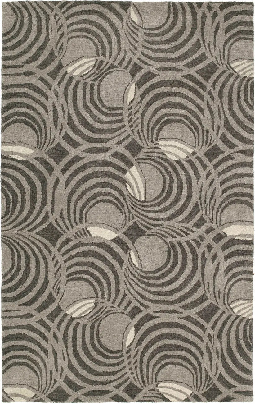 Modern Loom Astronomy Hand Tufted Dark Grey Modern Rug