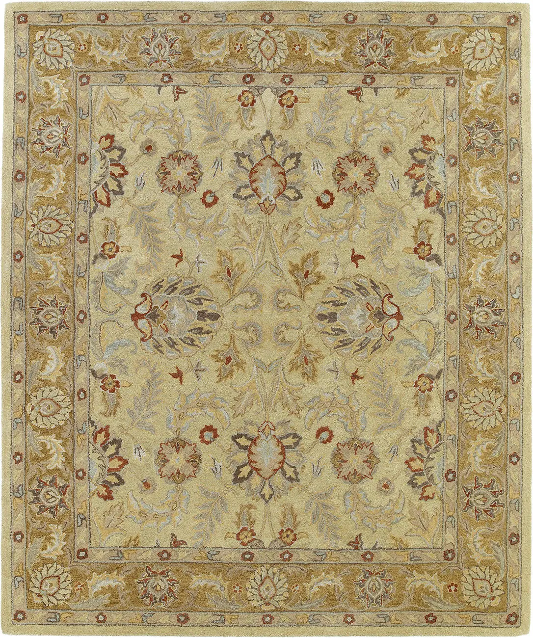 Modern Loom Solomon Hand Tufted Camel Traditional Rug