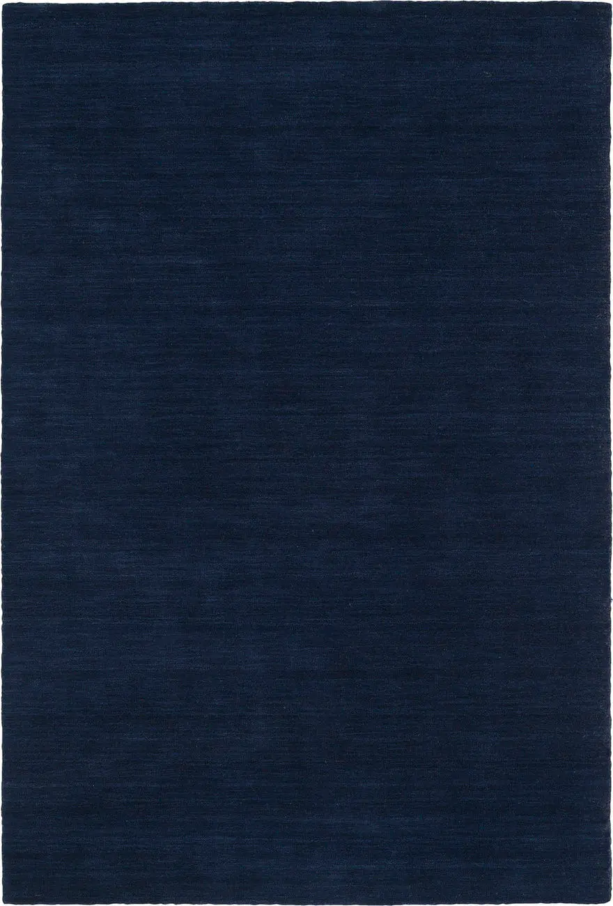 Modern Loom Renaissance Navy Solid Modern Rug