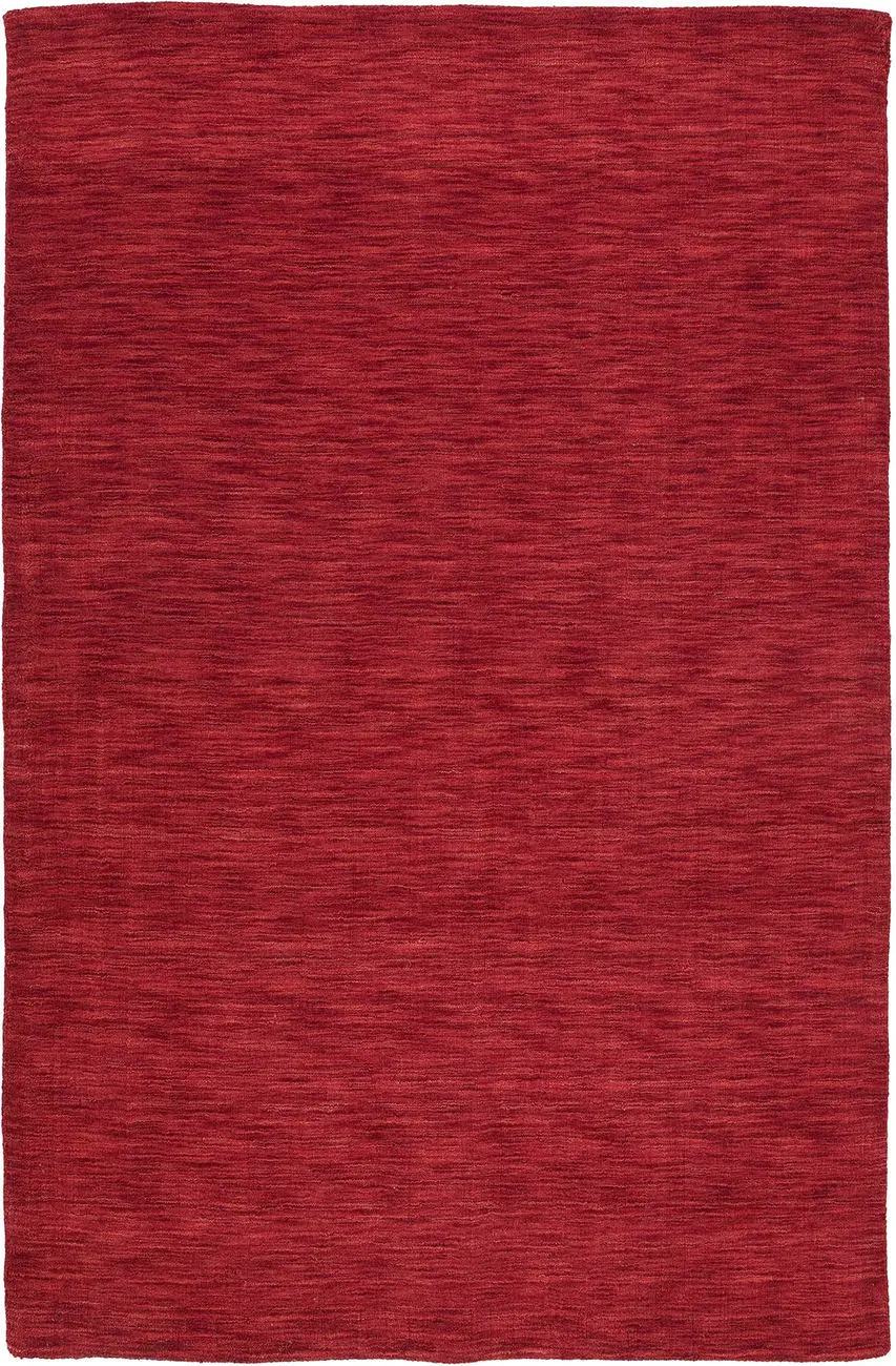 Modern Loom Renaissance Cardinal Red Solid Modern Rug