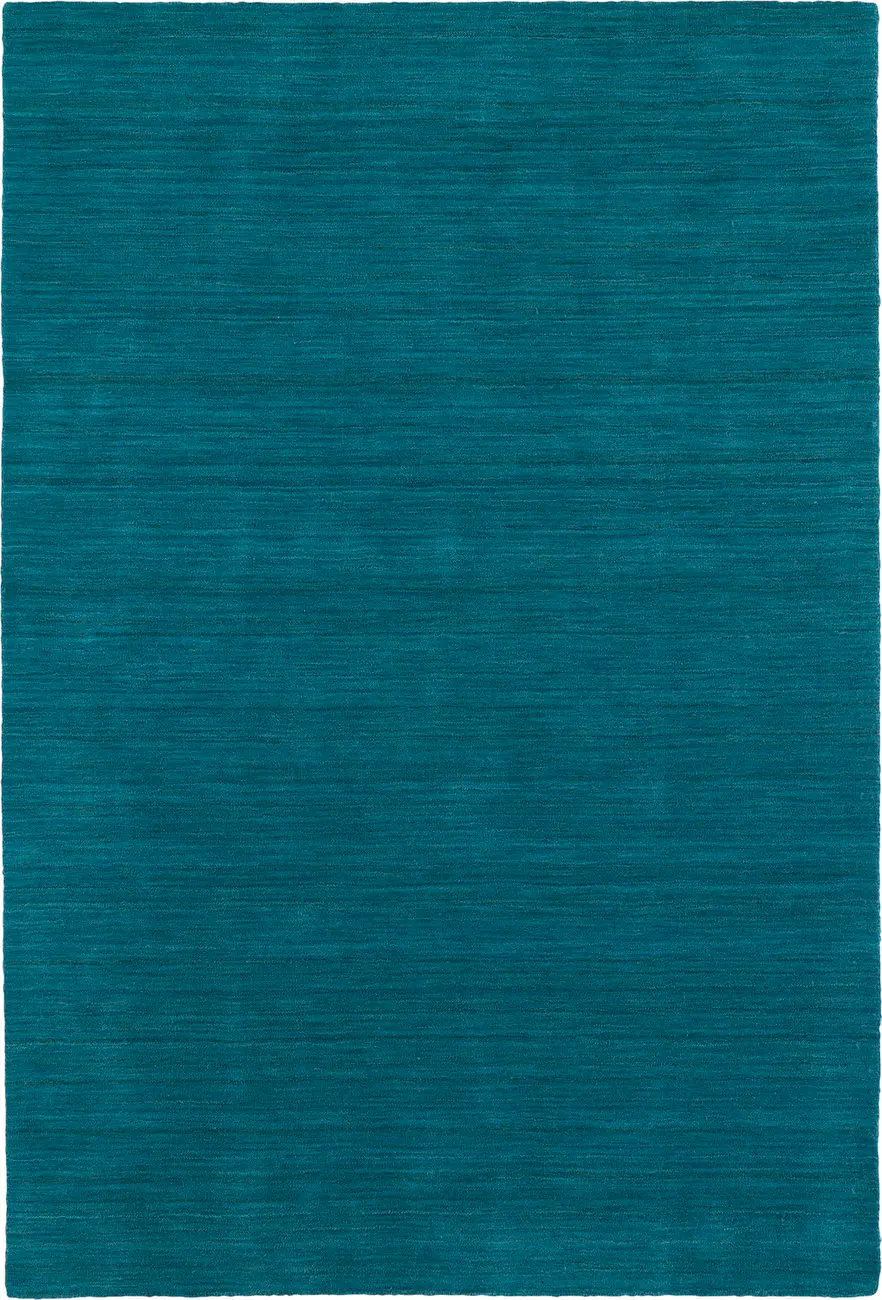 Modern Loom Renaissance Turquoise Striped Modern Rug