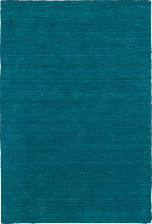 Modern Loom Renaissance Turquoise Striped Modern Rug