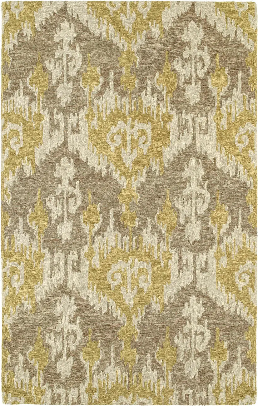 Modern Loom Casual Hand Tufted Taupe Transitional Rug