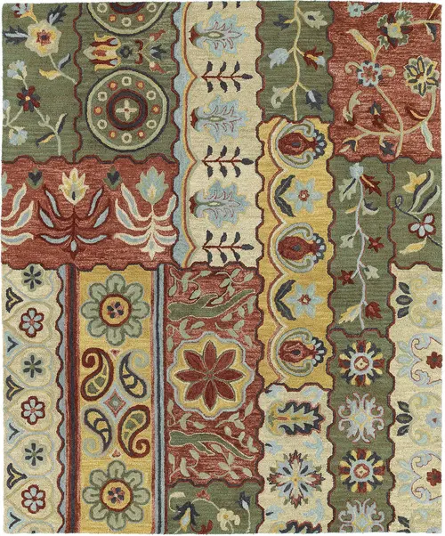 Modern Loom Brooklyn Hand Tufted Salmon Transitional Rug