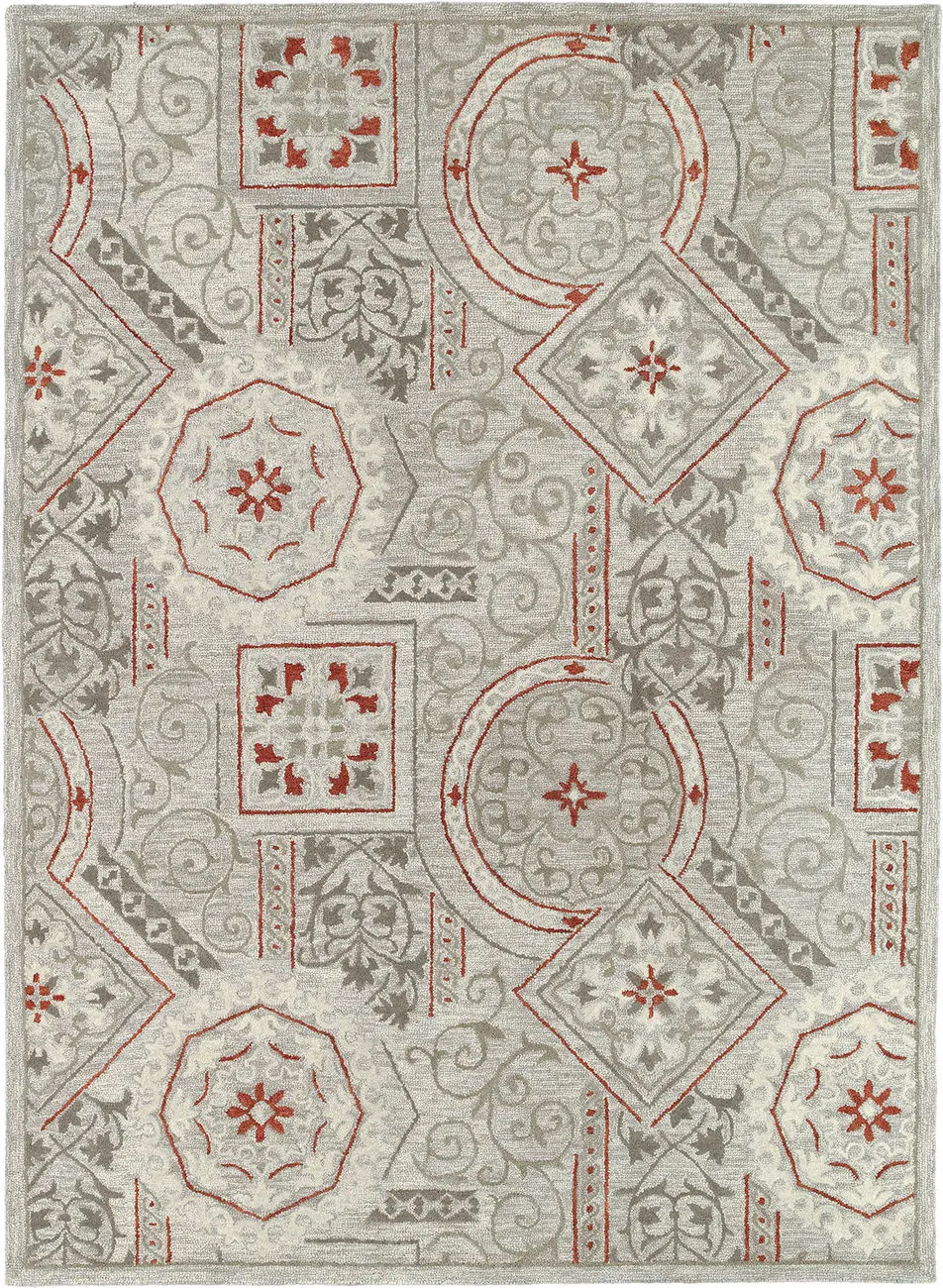 Modern Loom Brooklyn Hand Tufted Grey Transitional Rug