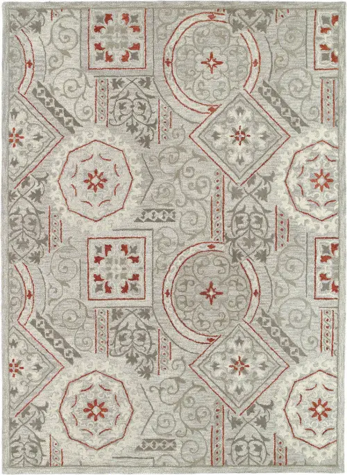 Modern Loom Brooklyn Hand Tufted Grey Transitional Rug