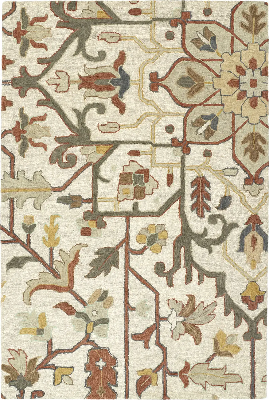 Modern Loom Brooklyn Hand Tufted Mushroom Transitional Rug