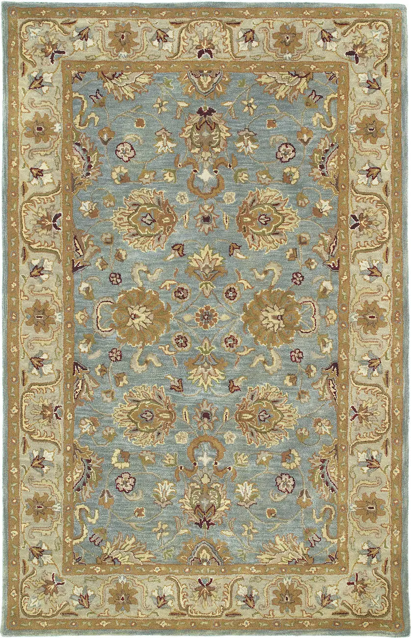 Modern Loom Mystic Hand Tufted Aqua Blue Traditional Rug