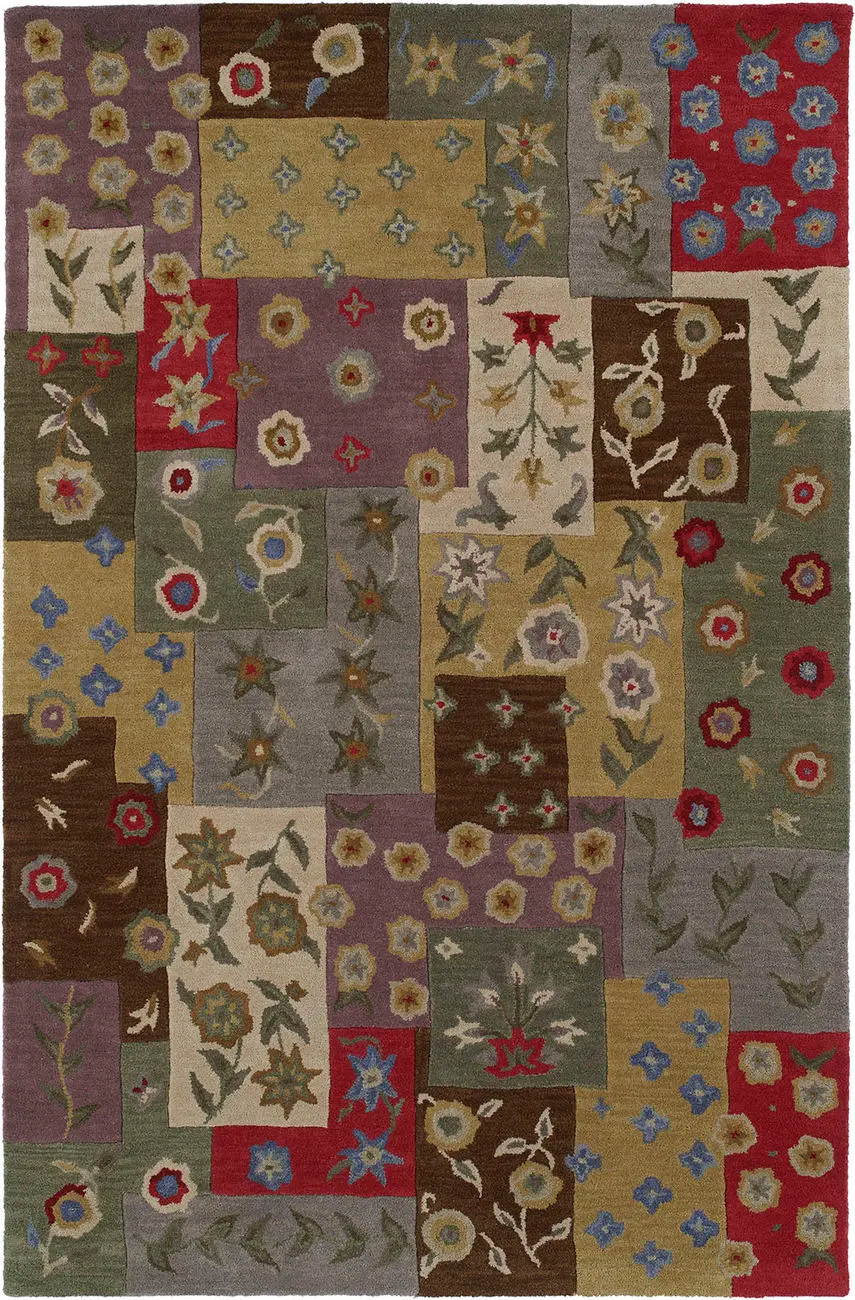 Modern Loom Khazana Hand Tufted Chocolate Transitional Rug