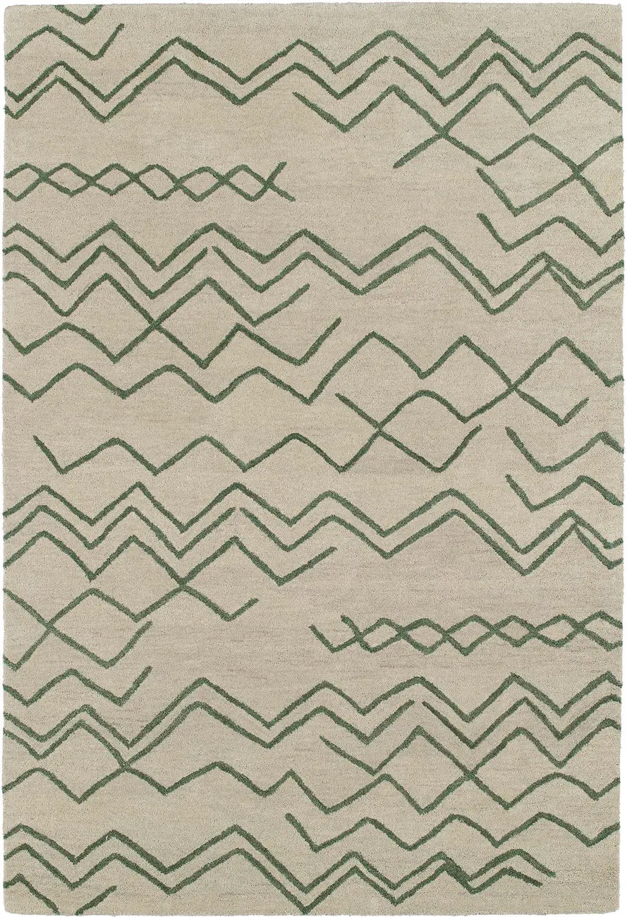 Modern Loom Casablanca Beige Patterned Modern Rug 3