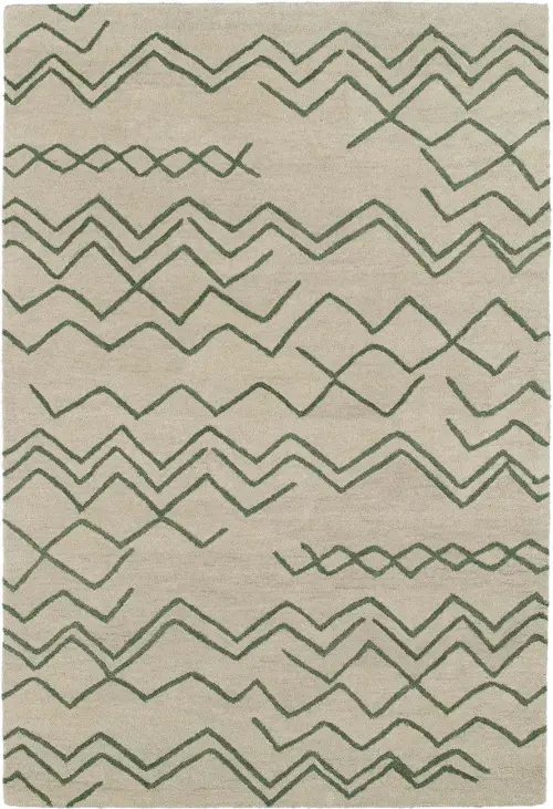 Modern Loom Casablanca Beige Patterned Modern Rug 3
