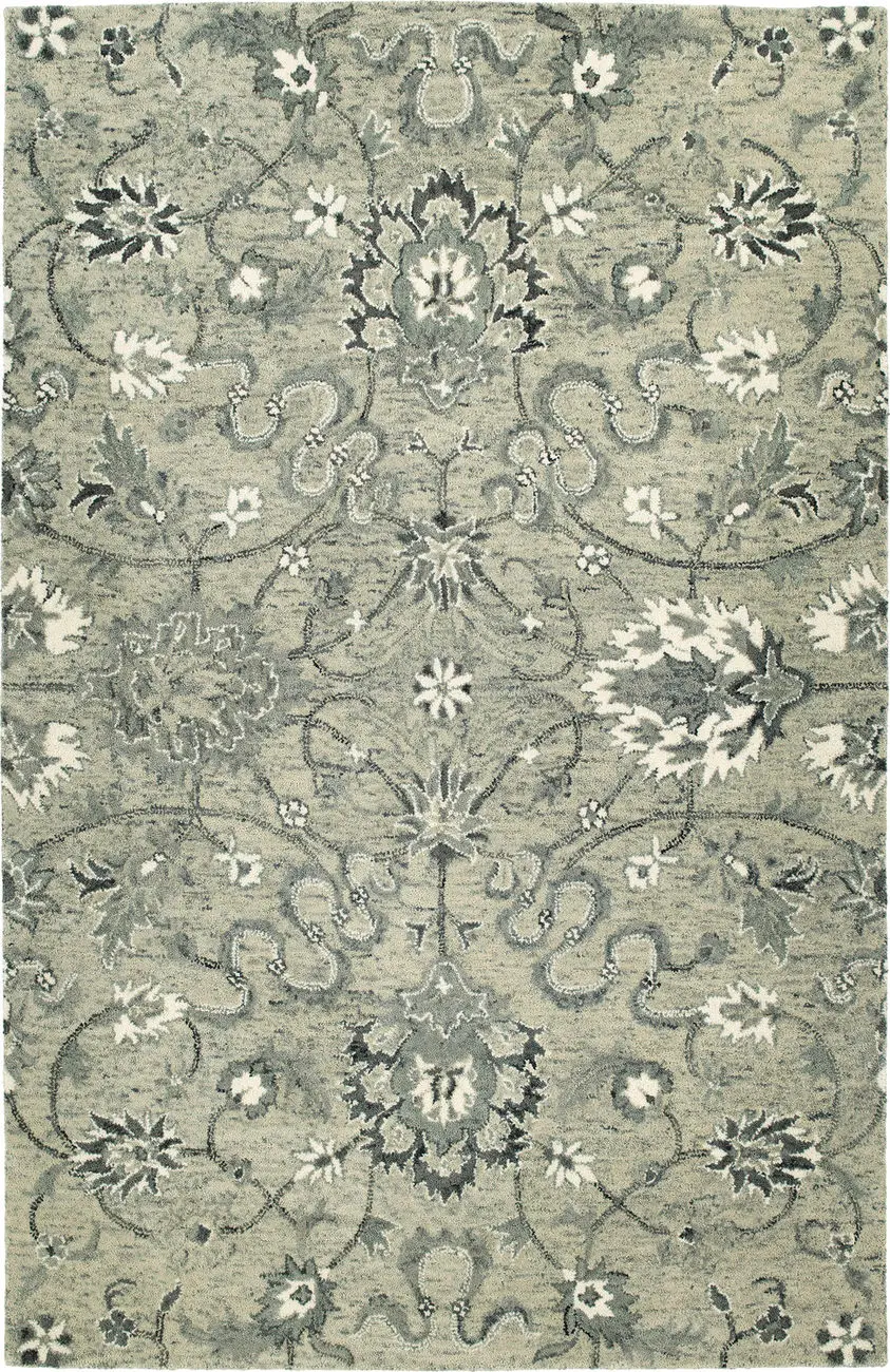 Modern Loom Chancellor Hand Tufted Grey Traditional Rug