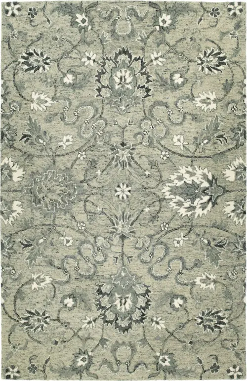 Modern Loom Chancellor Hand Tufted Grey Traditional Rug