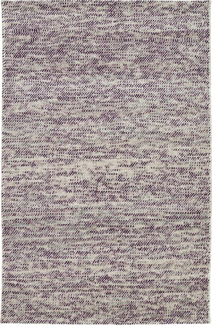 Modern Loom Cord Purple Patterned Modern Rug