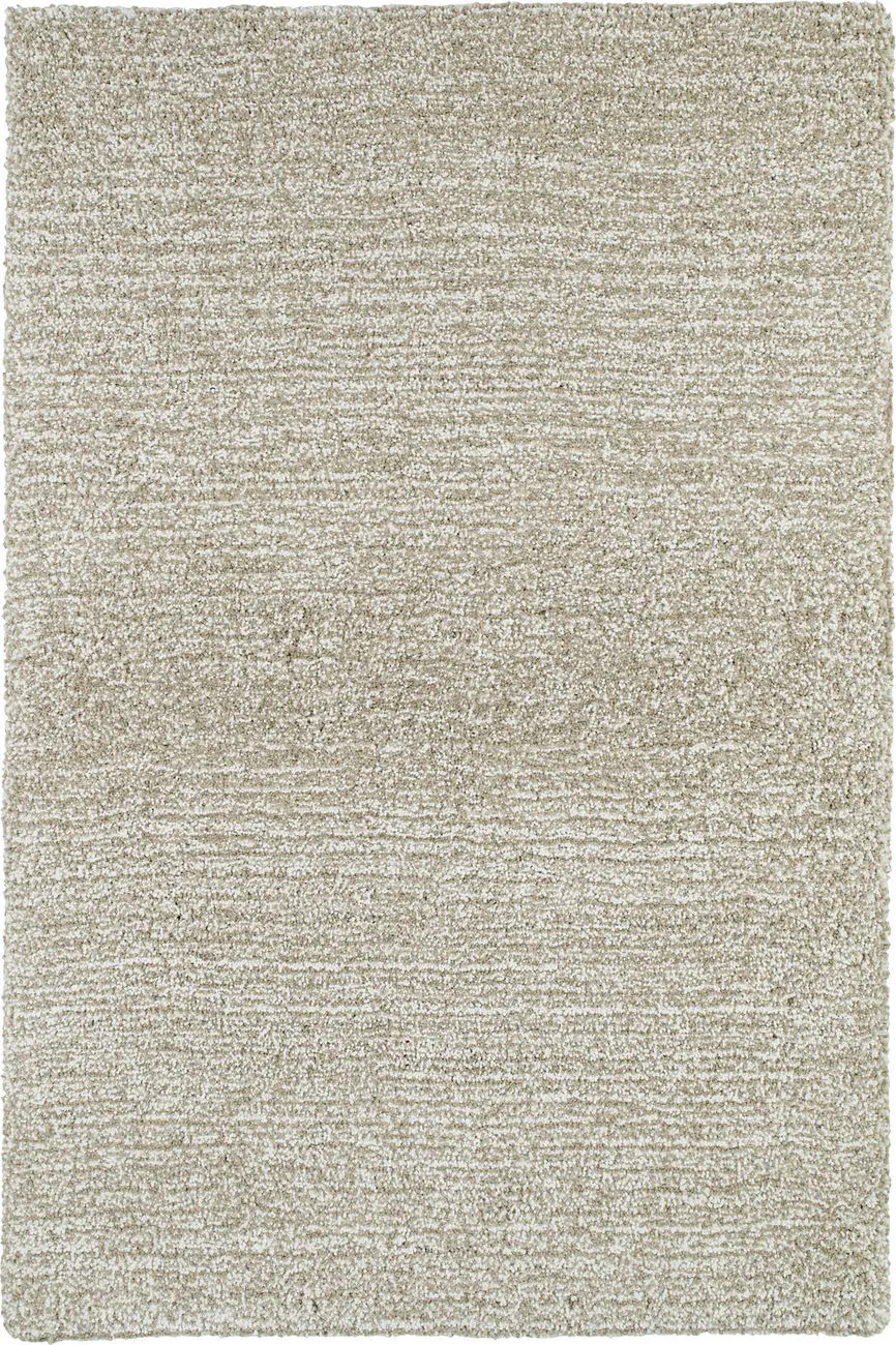 Modern Loom Cotton Bloom Shag Beige Patterned Modern Rug