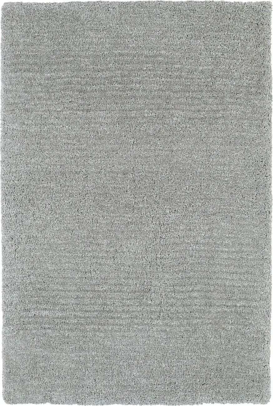 Modern Loom Cotton Bloom Shag Grey Solid Modern Rug