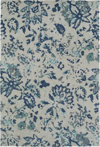 Modern Loom Cozy Toes Beige Floral Contemporary Rug