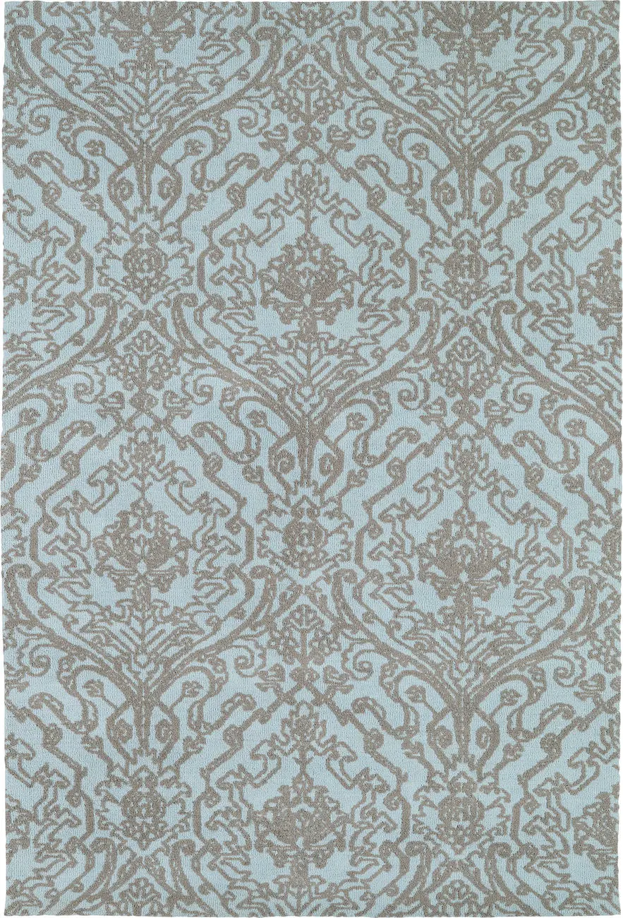 Modern Loom Cozy Toes Light Blue Transitional Rug