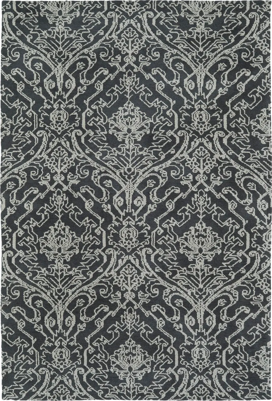 Modern Loom Cozy Toes Charcoal Transitional Rug