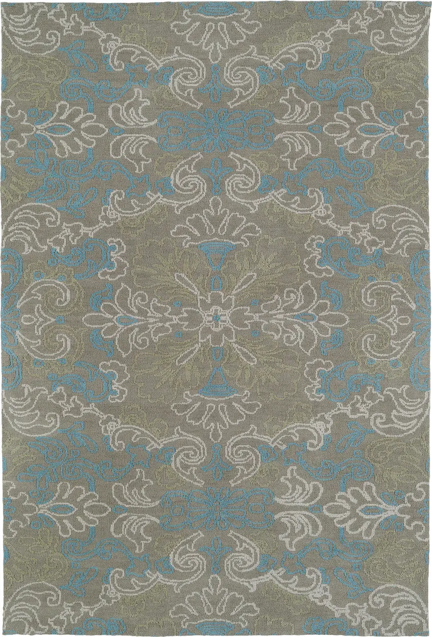 Modern Loom Cozy Toes Grey Transitional Rug