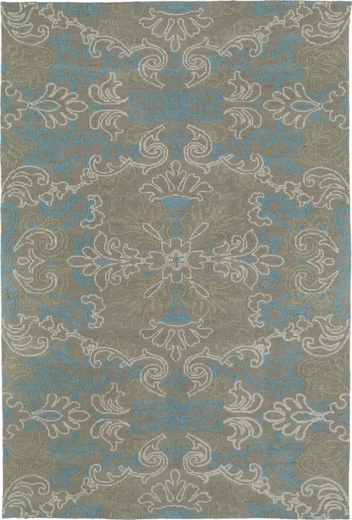 Modern Loom Cozy Toes Grey Transitional Rug